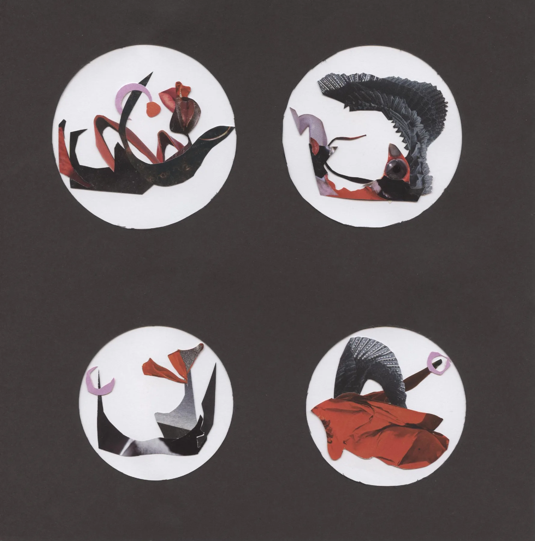 A Love Story — paper collage